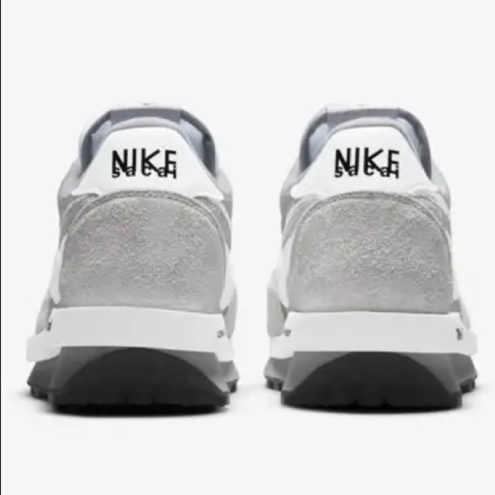 🎉Nike x Sacai x Fragment LDWaffle Sneaker Ltd Ed. Grey/White Men 9/Women 10.5 - Picture 7 of 16